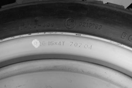 Компактное запасное колесо 15 Mazda 115/70R15 5x114.3 Ø 67