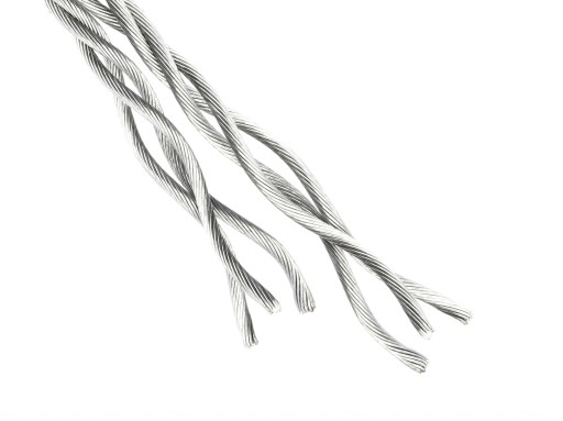 Lina linka stalowa NIERDZEWNA INOX Kwasoodporna splot 7x19 2mm 40m