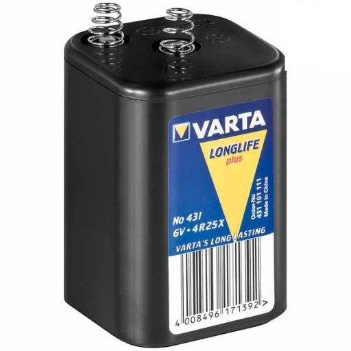 АККУМУЛЯТОР 4R25 Varta 6.0V ДОРОЖНЫЙ ФОНАРЬ FVT