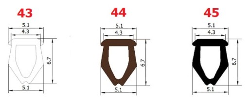 1м = 1,55 зл. ПРОКЛАДКА 2м ПРОКЛАДКА для окна ALUPLAST