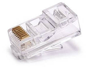 ПОЗОЛОЧЕННЫЕ РАЗЪЕМЫ RJ45 RJ-45 штук!