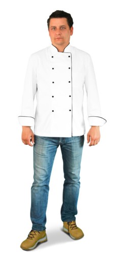 KITEL/BLUZA kucharska ELANOBAWEŁNA FARTUCHY r. 4XL