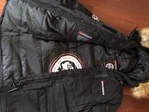 K10/1 ЧЕРНАЯ ЗИМНЯЯ КУРТКА GEOGRAPHICAL NORWAY 40