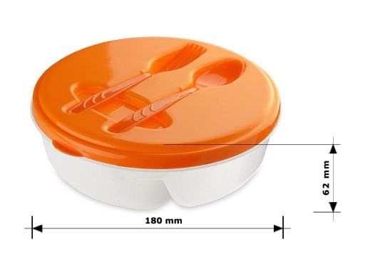 LanczBox LunchBox Pojemnik 1300ml Pomarańczowy