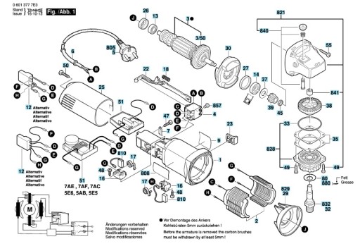 BOSCH GWS 6-115- Коническая передача №. 39 Код: