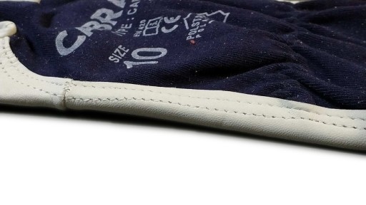 RĘKAWICE rękawiczki ze skóry na rzep MOCNE velcro