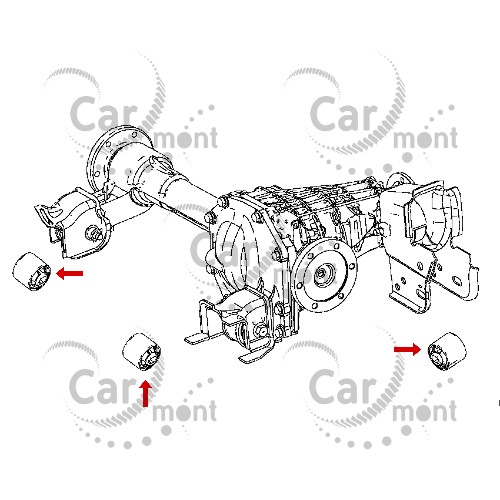 Tuleja mostu NAVARA PATHFINDER XTERRA 54721-EA300