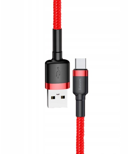 КАБЕЛЬ BASEUS KEVLAR УСИЛЕННЫЙ 2A 2M USB TYP C