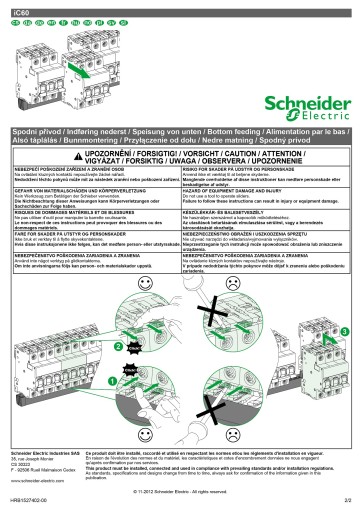 Автоматический выключатель SCHNEIDER 1P, предохранитель C20A