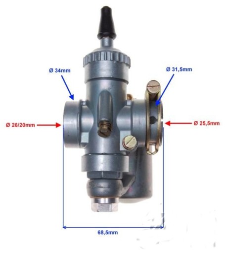 КАРБЮРАТОР G20 WSK 125 M06B1 N06B3 WFM M06 SHL