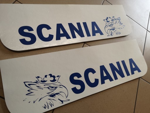 Брызговик, фартук, накладка с логотипом SCANIA ЦЕНА ЗА 2 ШТ.