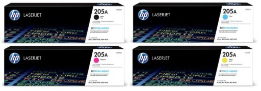 4х орг. тонер HP 205A CF530A CF531A CF532A CF533A