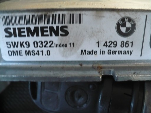 КОМПЛЕКТ ИММО BMW E39 2.5 2.3 B 1429861 5WK90322