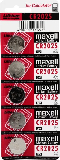 1x БАТАРЕЯ MAXELL CR2025 CR 2025 DL ECR B5 БАТАРЕИ