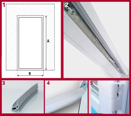 НАРУЖНЫЕ ДВЕРИ ПВХ АНТРАЦИТ 180x210 ДВУСТОРОННИЙ