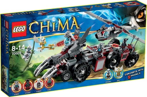 LEGO~CHIMA~ 70009 ~БОЕВАЯ МАШИНА WORRIZA~ НОВЫЙ XXL