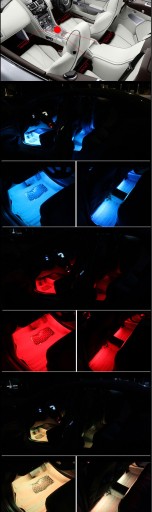 ОСВЕЩЕНИЕ КАБИНЫ 4x9 RGB МУЗЫКАЛЬНЫЙ ЗВУКОВОЙ ДАТЧИК