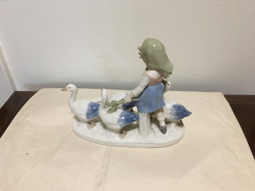 Figurka Gesiarka Carl Scheidig 18,5cm wysoka