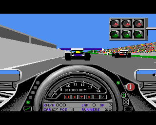 ATARI ST - ГРАН-ПРИ ФОРМУЛЫ ОДИН - КОРОБКА 1991 г.
