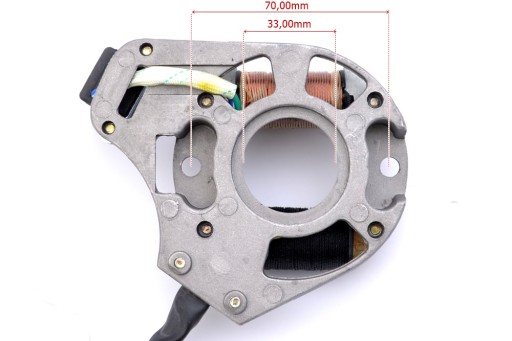 ISKROWNIK STATOR 2 CEWKI MOTOROWER 4T BARTON ZIPP