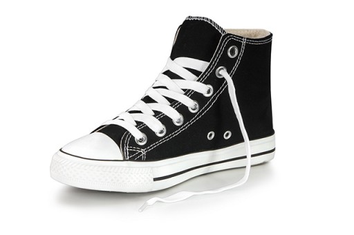Buty dziecięce Czarne TrAmPki Tenisówki WySoKiE P3