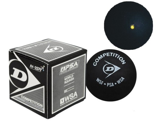 DUNLOP SQUASH BALLS, набор из 3 штук на выбор