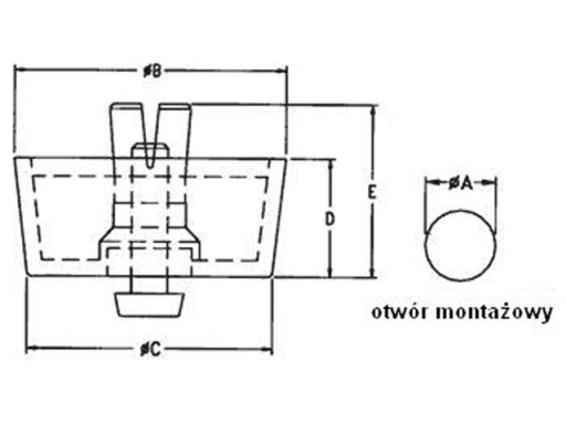 FIX-4,4/15/5 мм быстросборная ножка FIX-8SW