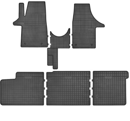 КОВРИКИ РЕЗИНОВЫЕ VW TRANSPORTER T5 5/6 чел. 2003-2015 гг.