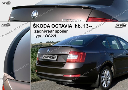 Спойлер спойлер на Skoda Octavia lfb MK3 11/2012--