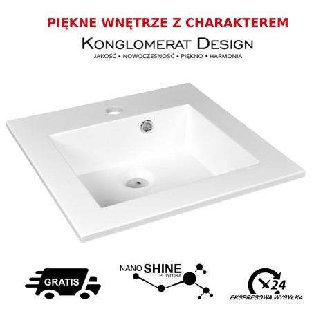 Умывальник встраиваемый Line 40x41 Thin Rim Coating