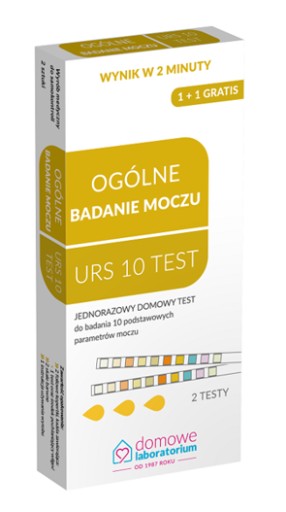 TEST NA OGÓLNE BADANIE MOCZU URS 10 TEST 2 szt.