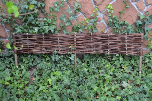 Забор WICKER PALISADE 20/100 с плетеной кромкой