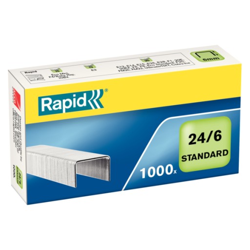 Скобы RAPID Standard 24/6 1000 шт.