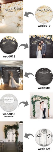 TŁO na ŚLUB ścianka na wesele 1,6x2 WEDD258b