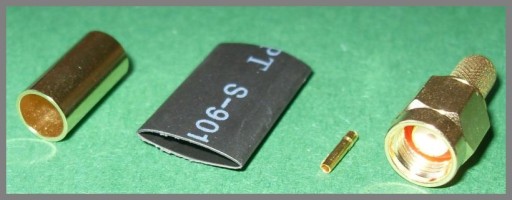 Wtyk RSMA RP-SMA SMA RP zaciskane na RG58 (0960)