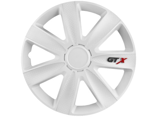 4 колпака 15 VERSACO GTX Carbon White КОМПЛЕКТ