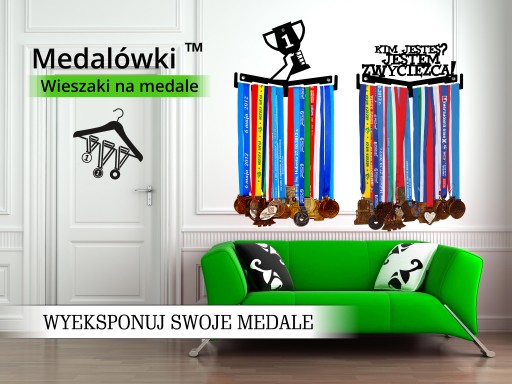 WIESZAK NA MEDALE MEDALÓWKA WIOŚLARZ