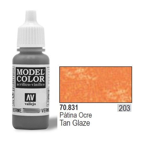 Vallejo Model Color 70.831 TAN GLAZE 17 мл