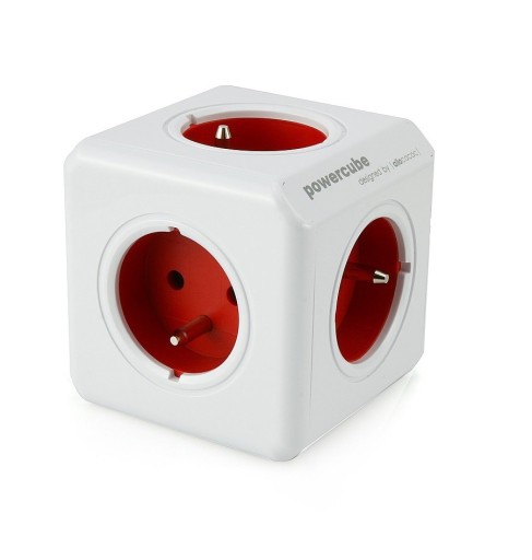 Разветвитель PowerCube Original 4 розетки 2xUSB, DesignNest (allocacoc)