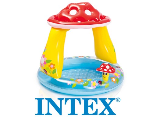 БАССЕЙН, НАДУВНЫЕ ГРИБЫ, КРЫША INTEX 57114
