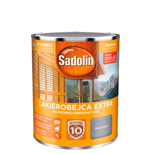 Морилка Sadolin Varnish EXTRA 0,75л светло-серая