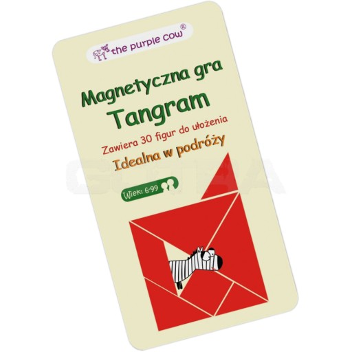 Gra magnetyczna magnesy PURPLE COW TANGRAM