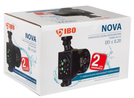 ЦИРКУЛЯЦИОННЫЙ НАСОС IBO NOVA 25-60 180 КА. ЦИРКУЛЯЦИЯ