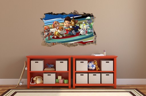 НАСТЕННЫЕ НАКЛЕЙКИ PAW PATROL лунка 58C 70x46 см