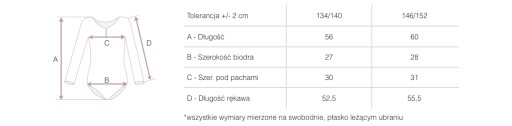 НАряд для боди-балета и танцевальной гимнастики X2 HR 146/152