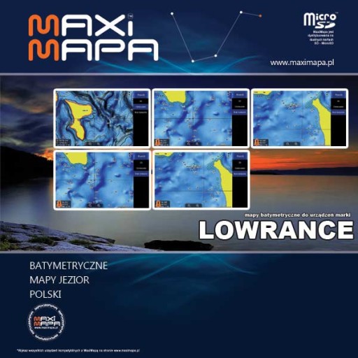 Карта MaxiMapa Вся Польша Lowrance Simrad B&G