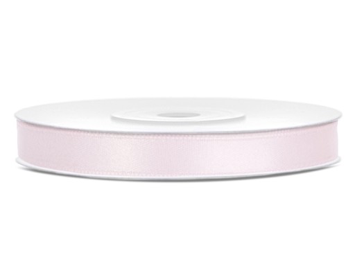 Лента J.POWDER PINK, атласная лента 6мм, 25м