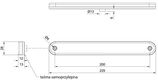 ТОРМОЗНОЙ ФОНАРЬ ДОПОЛНИТЕЛЬНЫЙ ТОРМОЗНОЙ СИГНАЛ LEDA 12/24В