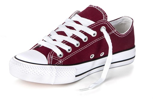 Buty sportowe TRAMPKI tenisówki Bordowe P4