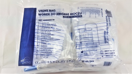 OUTLINE BAG ПАКЕТЫ ДЛЯ СБОРА МОЧИ 2 Л - 10 ШТ.